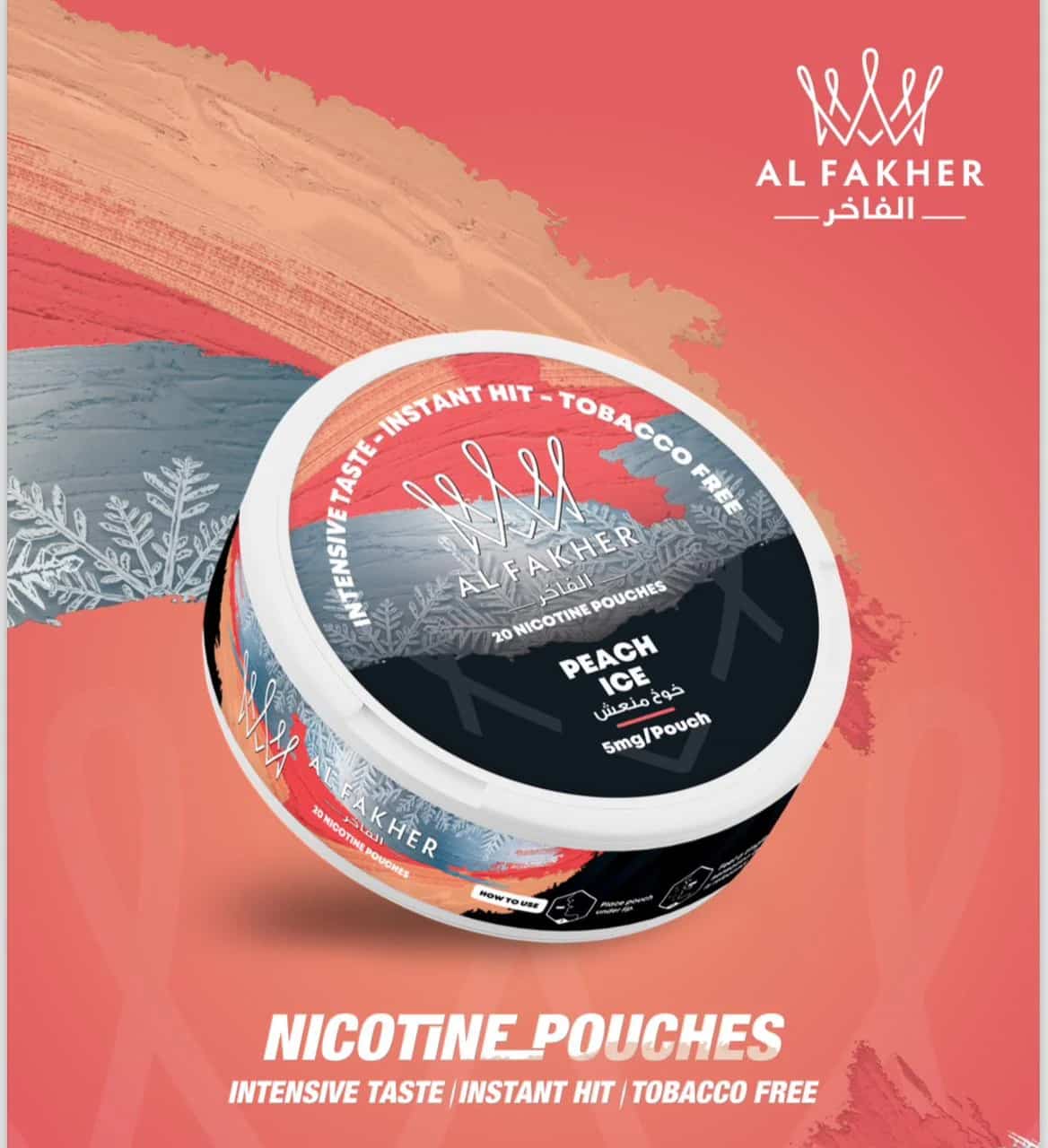 Al Fakher Peach Ice Nicotine Pouch
