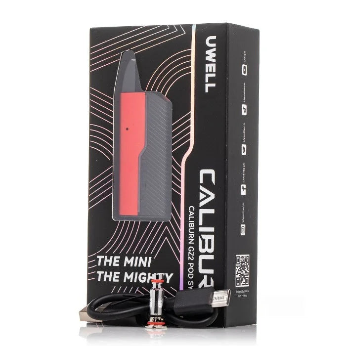 Uwell Caliburn GZ2 Pod System - packaging content