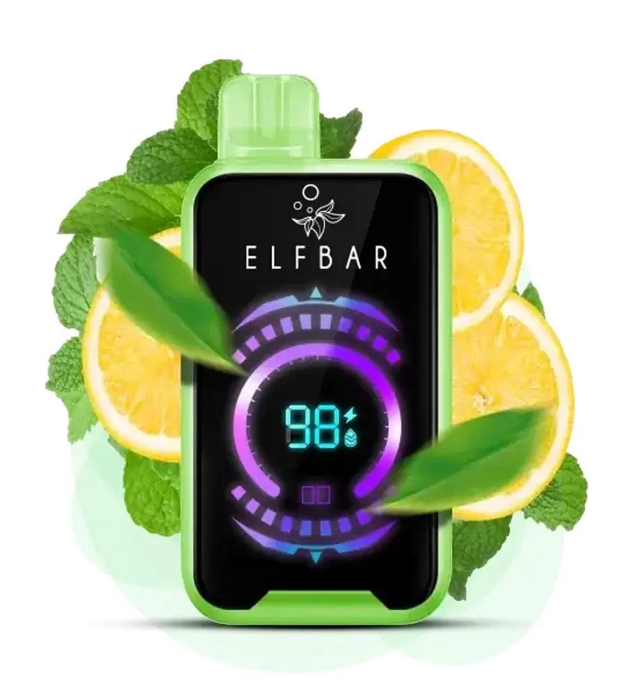 elfbar raya d2  lemon mint