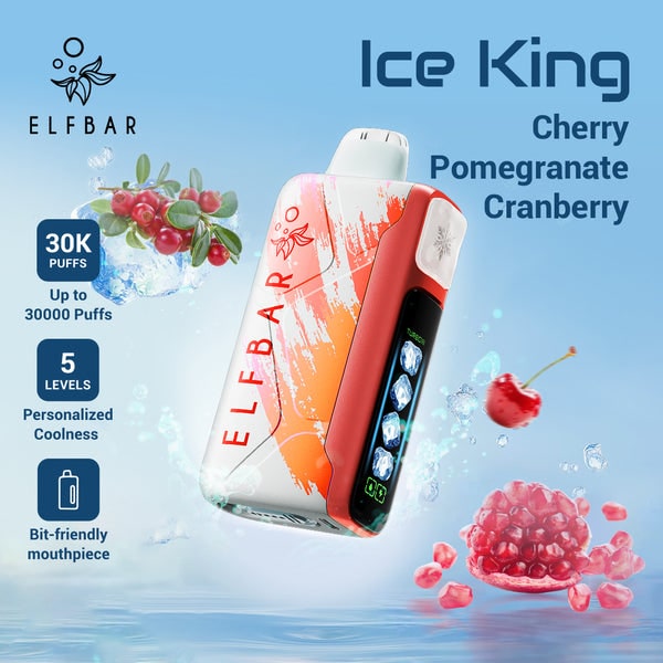 Elfbar Ice King Cherry Pomegranate Cranberry
