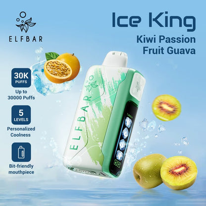 Elfbar Ice King Kiwi Passion Fruit Guava