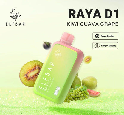 Elfbar Raya D1 Kiwi Guava Grape