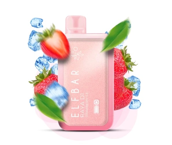 Elfbar Raya D1 strawberry ice