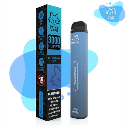 Foxy Disposable Blueberry Ice 3000puffs