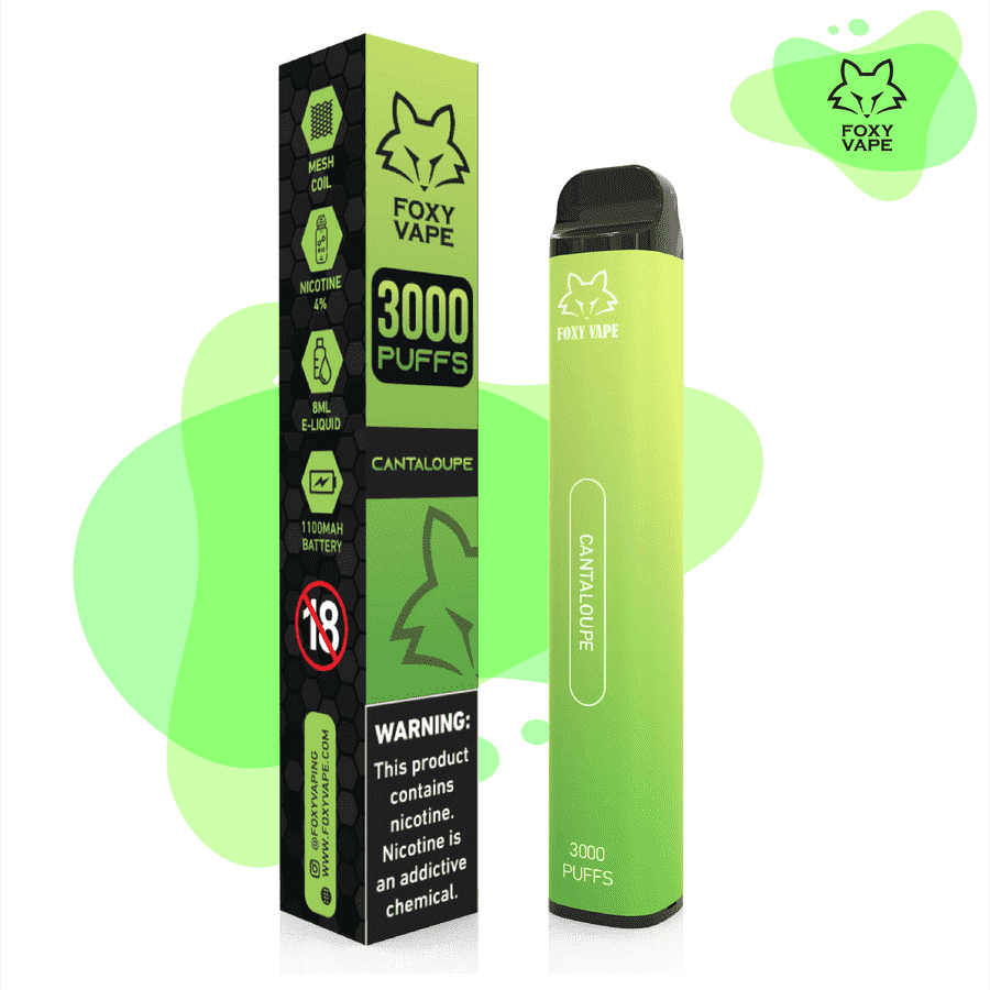 Foxy Disposable Cantaloupe 3000puffs