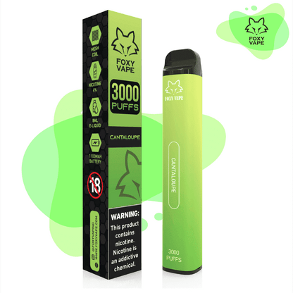 Foxy Disposable Cantaloupe 3000puffs