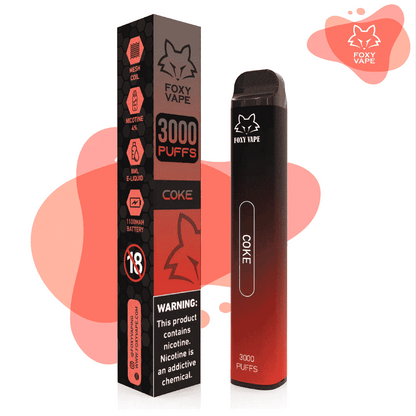 Foxy Disposable Coke 3000puffs