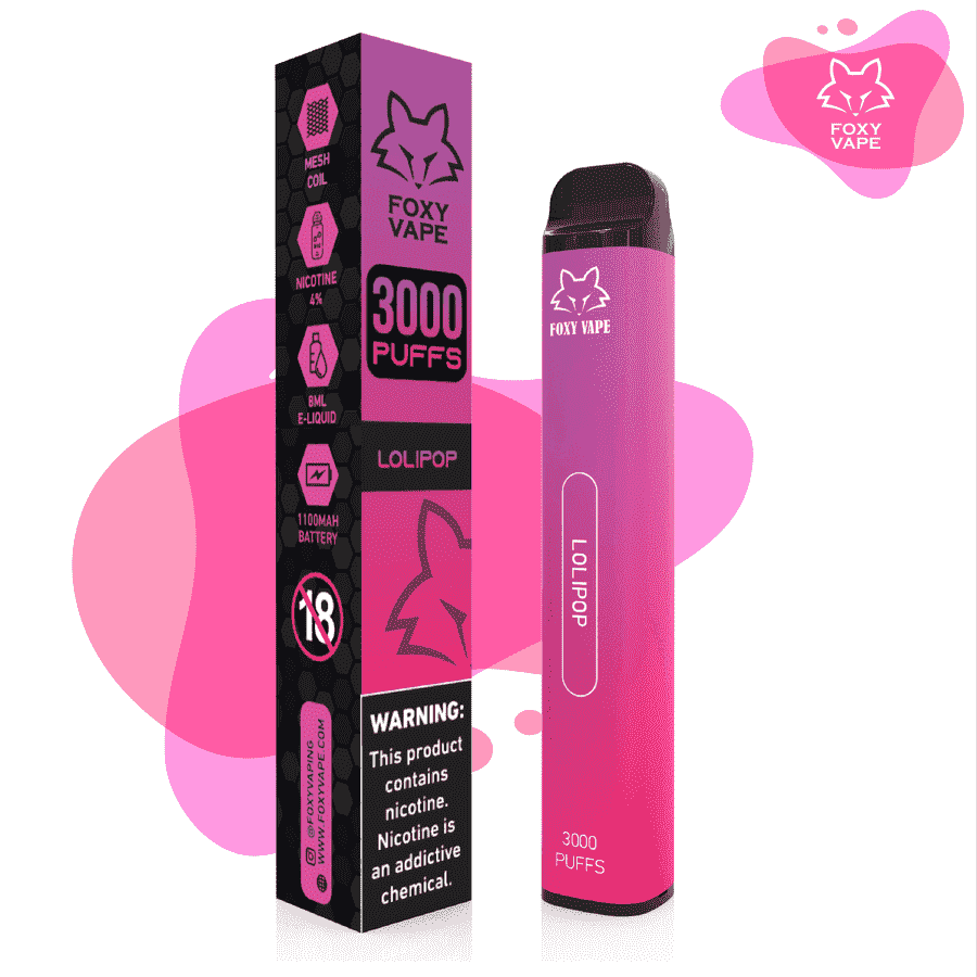 Foxy Disposable Lolipop 3000puffs