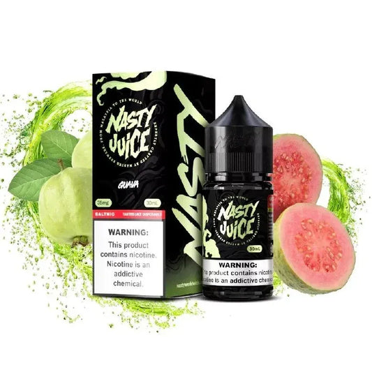 Nasty Juice Guava e-liquid bottle and packaging box displayed on a white background