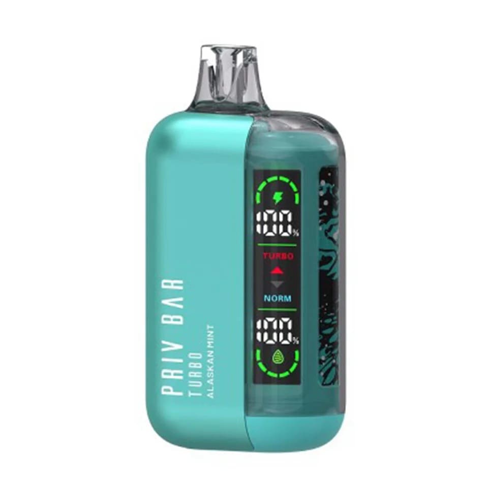 Priv Bar Turbo Vape Alaskan Mint