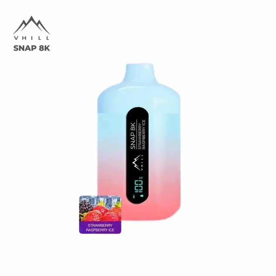 Vhill Snap 8K Vape strawberry raspberry ice
