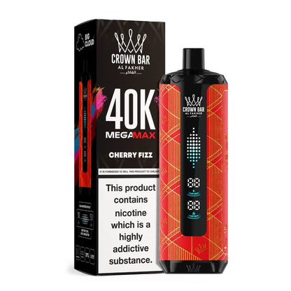 al fakher crown bar disposable vape - cherry fizz flavour