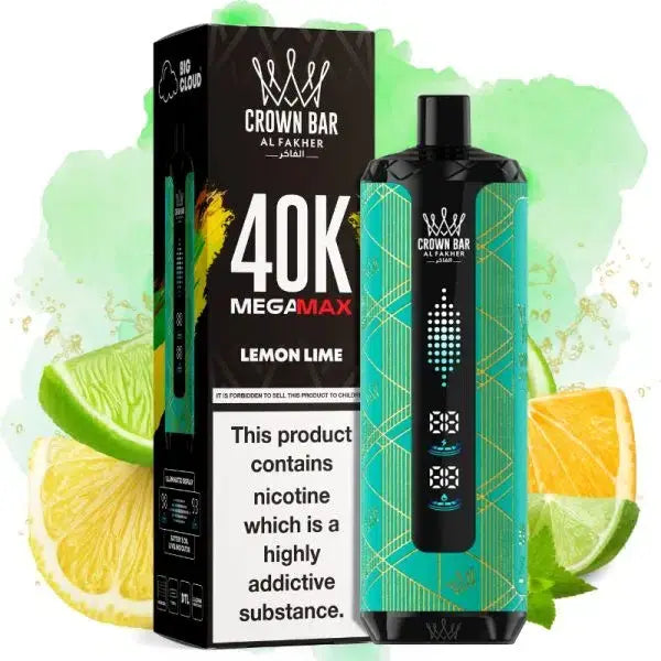 al fakher crown bar disposable vape - lemon lime flavour