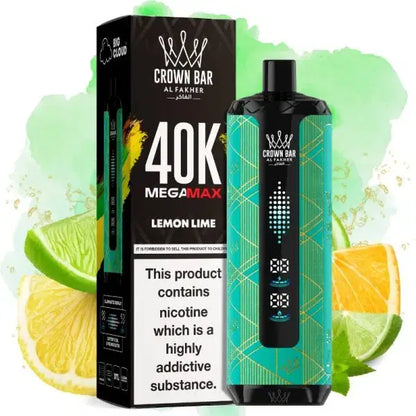 al fakher crown bar disposable vape - lemon lime flavour
