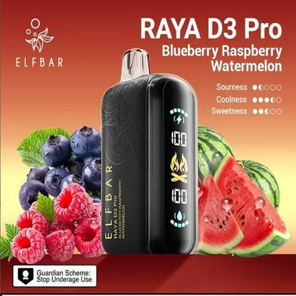 elfbar d3 pro blueberry raspberry watermelon