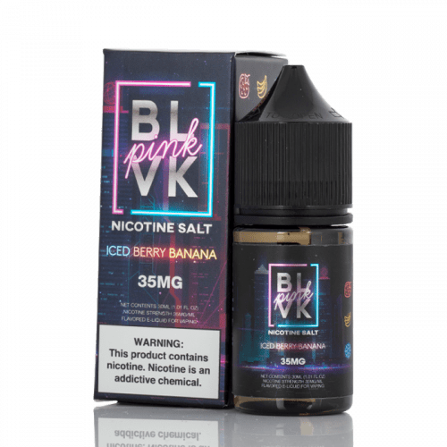 BLVK Pink Series Nicotine Salt - Iced Berry Banana
