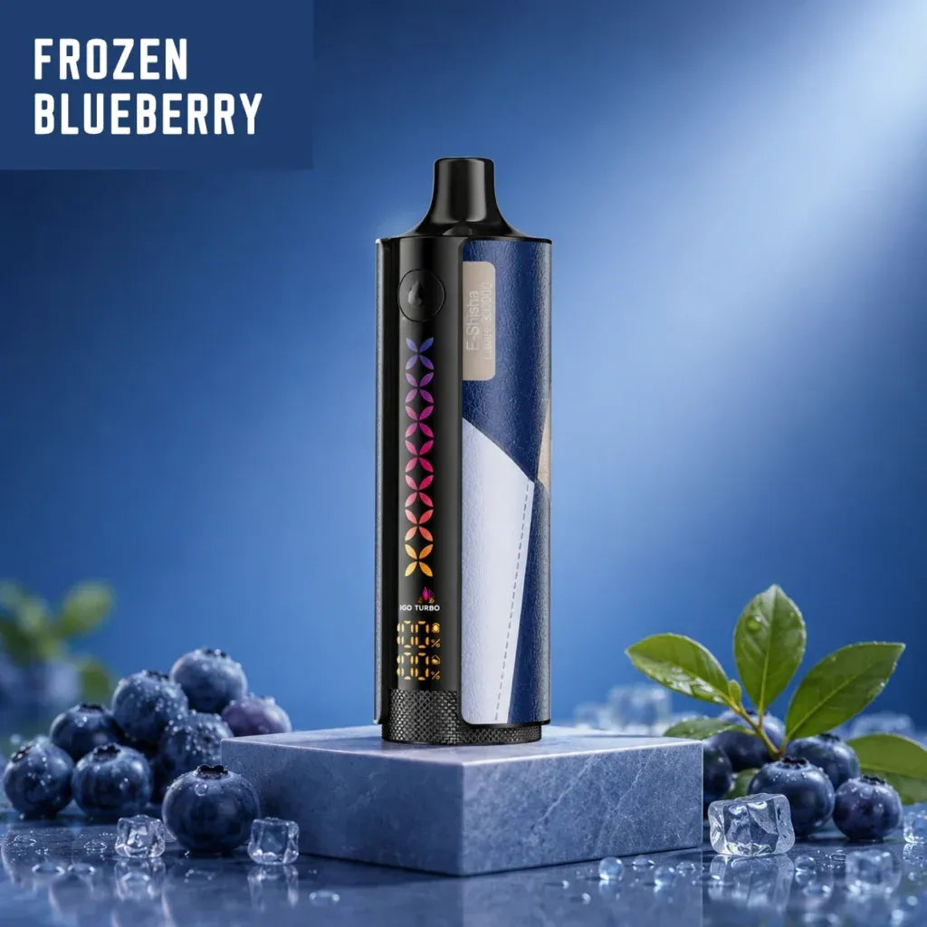 Elfbar E-Shisha Luxe 30000 puff disposable vape - frozen blueberry flavour