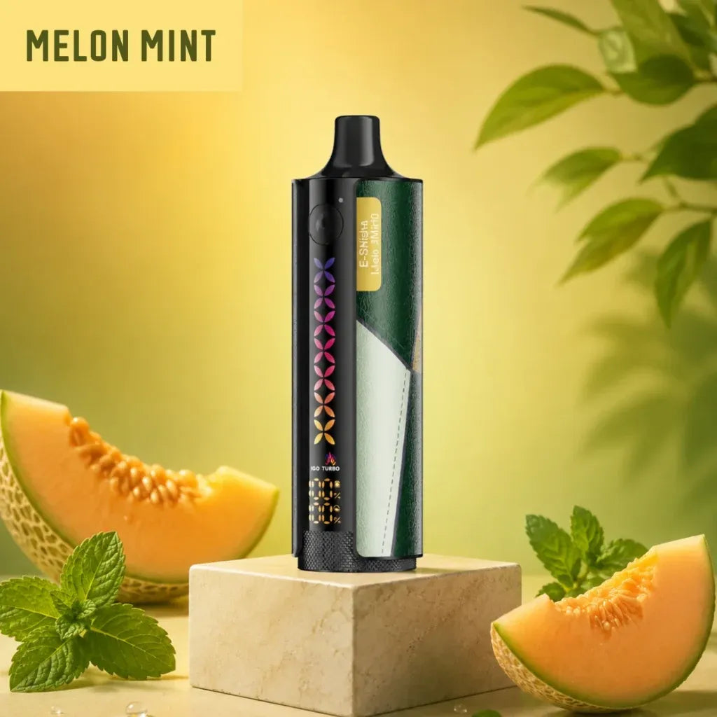 Elfbar E-Shisha Luxe 30000 puff disposable vape - melon mint flavour