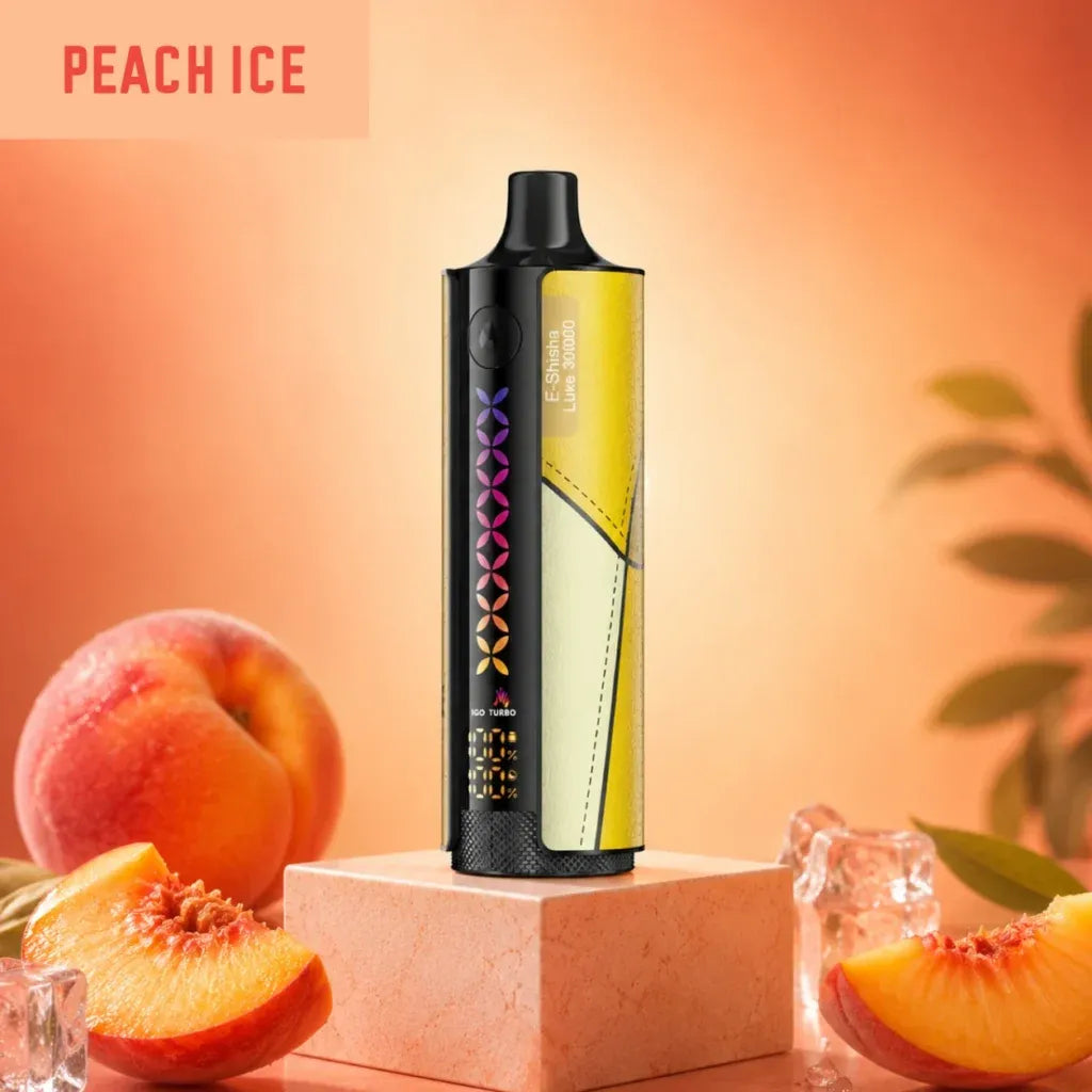 Elfbar E-Shisha Luxe 30000 puff disposable vape - peach ice flavour