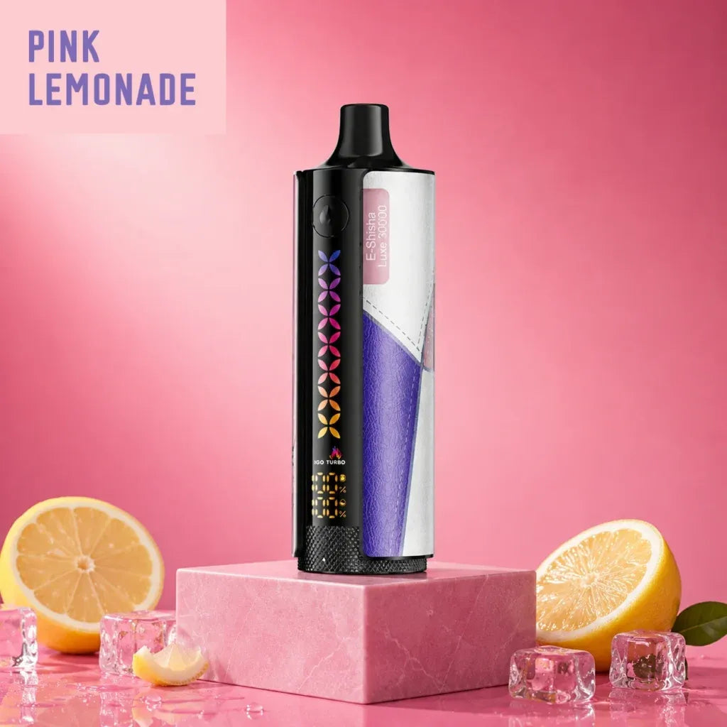 Elfbar E-Shisha Luxe 30000 puff disposable vape - pink lemonade flavour
