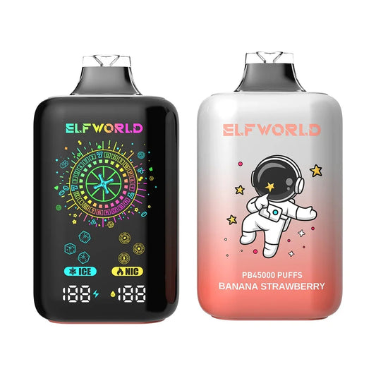 elfworld pb45000 banana strawberry - front and back