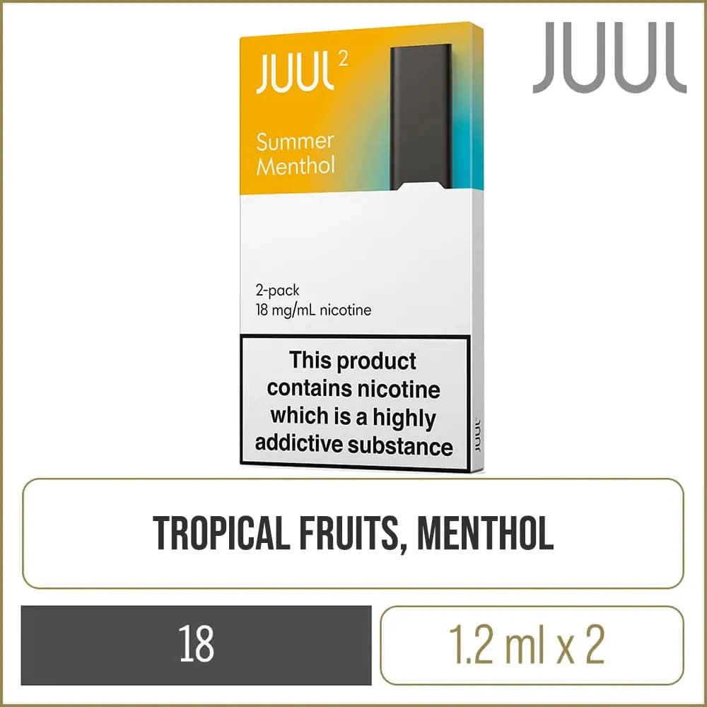 JUUL2 Summer Menthol Pods 