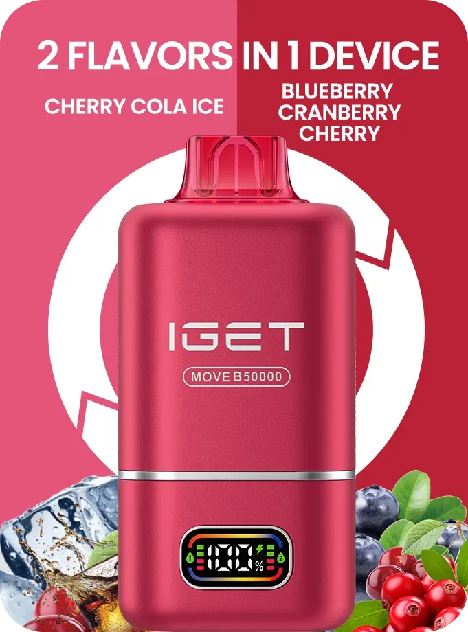 iget move 2-in-1 vape cherry cola ice