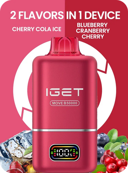 iget move 2-in-1 vape cherry cola ice