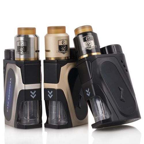 iJOY CAPO Squonker 100W Starter Kit leaning 