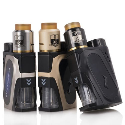 iJOY CAPO Squonker 100W Starter Kit leaning 