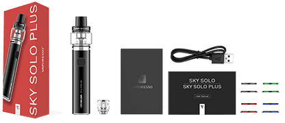 in the box vaporesso sky solo plus vape