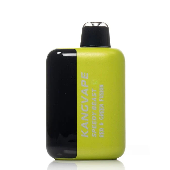 Kangvape speedy beast x - red and green fusion vape device with black and green design on a white background