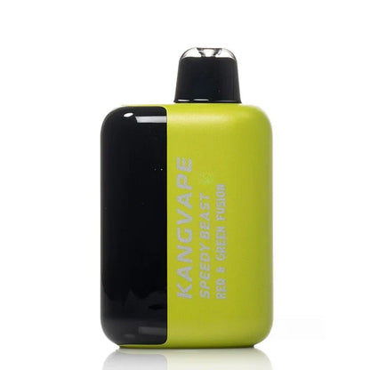 Kangvape speedy beast x - red and green fusion vape device with black and green design on a white background
