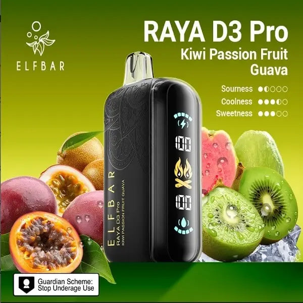 elfbar d3 pro kiwi passionfruit guava