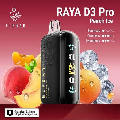 elfbar d3 pro peach ice