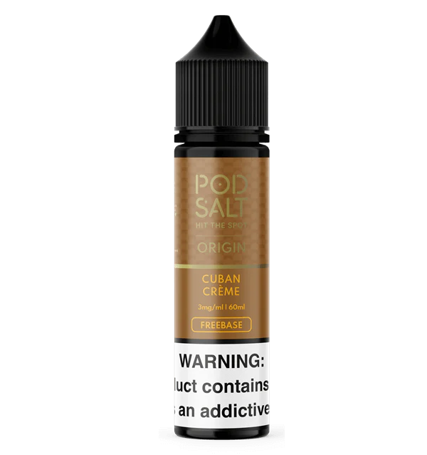 Pod Salt Freebase - Cuban Creme