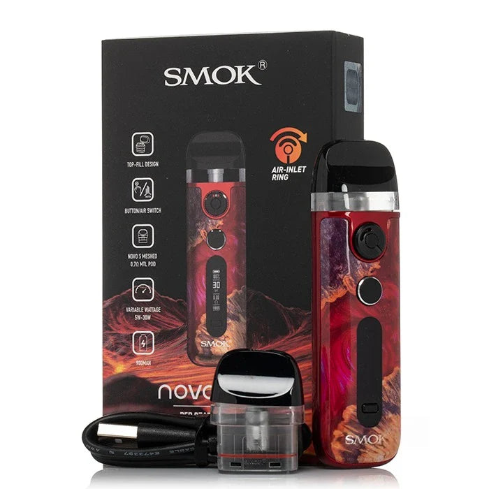 SMOK Novo 5 30W Pod Kit - packaging content