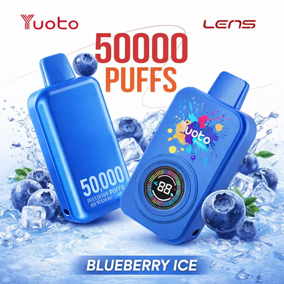 yuoto lens vape blueberry ice