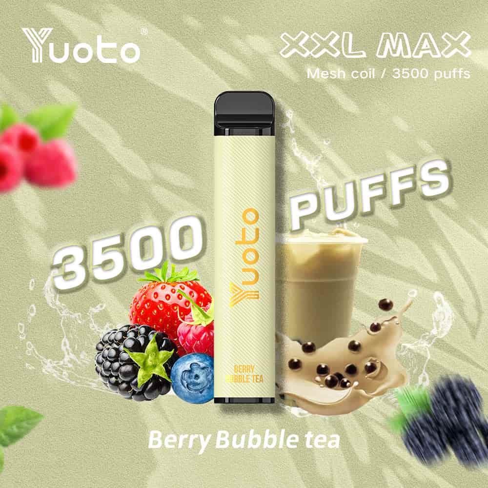 Yuoto XXL MAX Vape berry bubble tea